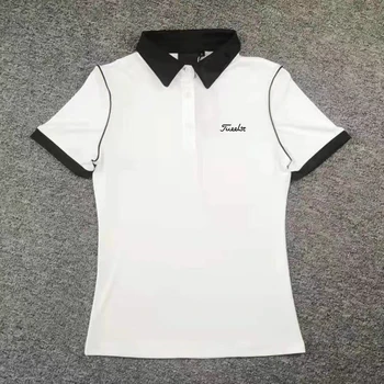2023 Летняя Новая Одежда для гольфа, Женская футболка с короткими рукавами, Высококачественная Спортивная Дышащая Быстросохнущая Женская рубашка для гольфа