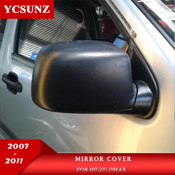 ABS Хромированная крышка бокового зеркала для Isuzu Dmax D-max 2007 2008 2009 2010 2011 Внешние детали Двойная кабина Ycsunz
