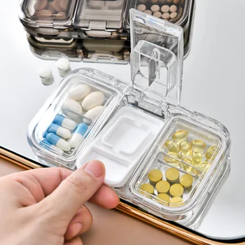 Portable Pill Cases Creative Pill Splitters Dispensable Pill Cutter Box Pastilleros De Medicinas органайзер для лекарств