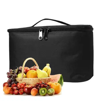 Изолированная сумка для еды Складная Большая сумка для обедов для кейтеринга Портативная грелка для горячих и холодных блюд Принадлежности для кейтеринга в путешествиях