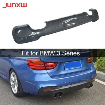 Карбоновый гоночный задний диффузор, бампер из стеклопластика, спойлер для BMW 3 серии GT F34 M Sport Bumper 4 Door 2012 - 2017