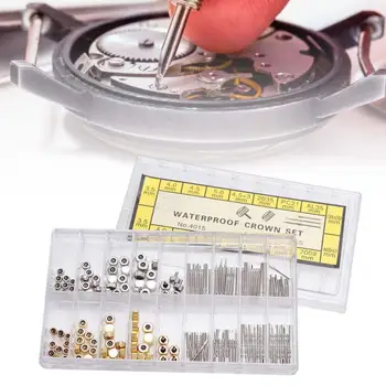 Профессиональный набор пружинных стержней для заводной головки часов из нержавеющей стали, высококачественный инструмент для ремонта часовых деталей, аксессуар для часовщика