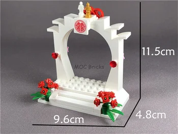 Распродажа наборов MOC Bricks DIY Свадебная сцена Свадьба Жениха и невесты Фигурки Строительные блоки Игрушки Для детей Куклы Подарки