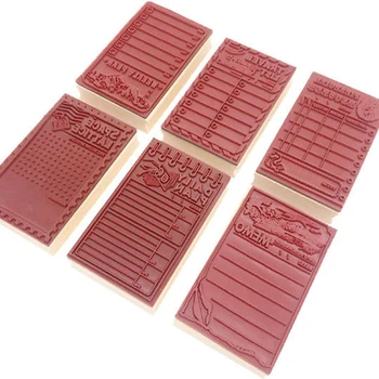 1 шт./компл. Резиновый штамп Kawaii Vintage PLAN SCHEDUAL Planner, деревянные резиновые штампы для скрапбукинга, стандартный штамп