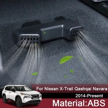 2 шт. Для Nissan X-Trail Qashqai Navara Sentra Sylphy 2014-2024 Стайлинг Автомобиля Воздуховыпускное Отверстие Под Рамкой Чехла Защитные Наклейки