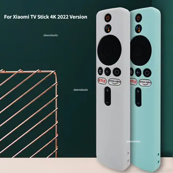 2022 Новый силиконовый чехол для Xiaomi TV Stick 4K Box Силиконовый защитный чехол для замены пульта дистанционного управления Противоударный корпус