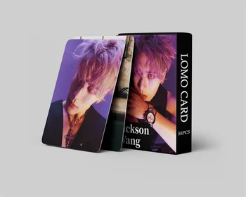 55 шт./компл. Kpop Cruel Jackson Wang Lomo Card Новые открытки для фотопечати GOT7, Коллекция подарков для фанатов с изображением плаката
