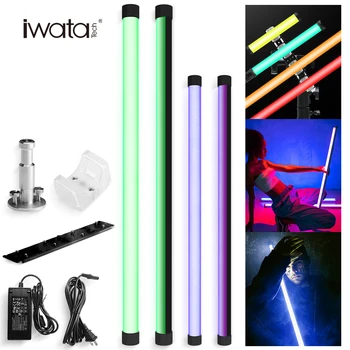 IWATA Master L80 L120 Pavo Tube Light RGB Color Photography Light Портативная световая палочка с приложением для фотографий Видео видеоблогов