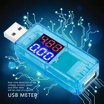 USB Цветной ЖК-вольтметр Амперметр Измеритель тока Мультиметр Зарядное устройство USB Тестер Цифровой амперметр Вольтметр