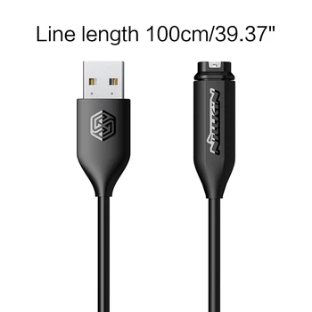 USB-кабель для зарядки, шнур для передачи данных, зарядное устройство, совместимое с Garmin Instinct Vivoactive 3/4/4s Vivosport Forerunner