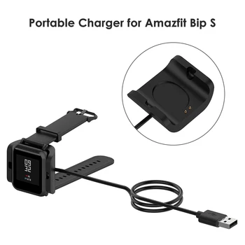 USB-кабель для зарядного устройства, наручные часы с циферблатом, 3-футовый шнур, модный подарок для украшения умных часов Amazfit Bip S A1805 A1916