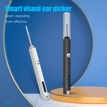 WIFI Otoscopio Smart Visual Ear Stick Средство для Чистки Ушной Серы, Ложка для чистки ушей Endoscopio Ear Pick Отоскоп Бороскоп Уход За Ушами
