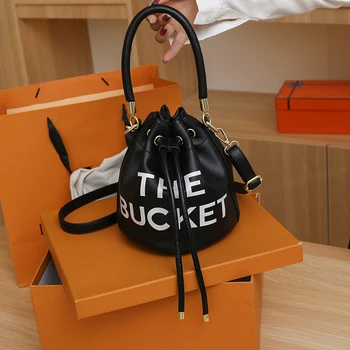 Брендовая женская сумка-ведро 2023, новая сумка через плечо, роскошный кошелек и сумочка, дизайнерская сумка через плечо, высококачественные сумки, ранец