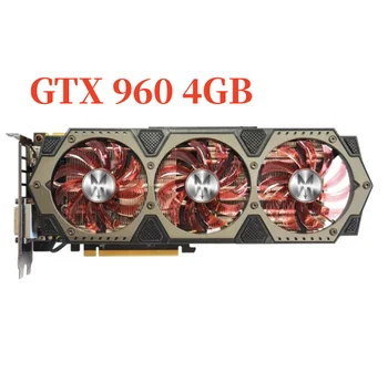 Видеокарта GALAXY GTX 960 4GB GPU 128Bit GDDR5 Видеокарты Для NVIDIA Original GeForce GTX960 4GD5 GM206 PCI-E X16 Hdmi Dvi
