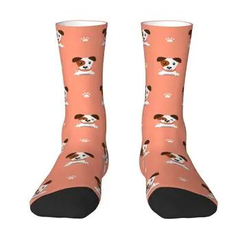 Джек-Рассел-терьер, милые носки-платья для мужчин и женщин, теплые забавные носки для владельцев собак и животных