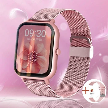 Женские модные умные часы Мужские спортивные водонепроницаемые умные часы Подходят для Android Huawei 2023 Новые смарт-часы с Bluetooth-вызовом