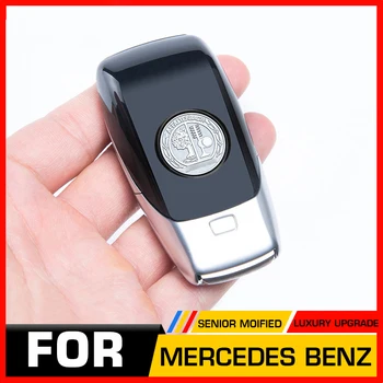 Замените Оригинальную Заднюю Крышку Автомобильного Пульта Дистанционного Управления Apple Badge Для Mercedes-Benz A C E S Class CLA GLA GLC GLE GLS Styling