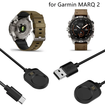 Зарядное Устройство Адаптер питания для смарт-часов Garmin MARQ 2 Зарядное устройство Док-станция USB/ Type-C Подставка для зарядки Кабельный кронштейн Подставка для смарт-часов Держатель