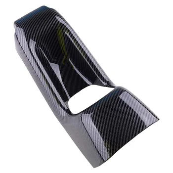 Коробка для подлокотника заднего сиденья в стиле углеродного волокна, противоударная накладка, подходит для Honda HR-V HRV Vezel 2016 2017 2018 2019
