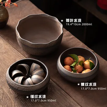Крупная грубая керамика для мытья чая с японским рисунком молотка, ручная работа, Ретро-чашка, ручка, печь для мытья посуды, Керамическая позолоченная глазурь