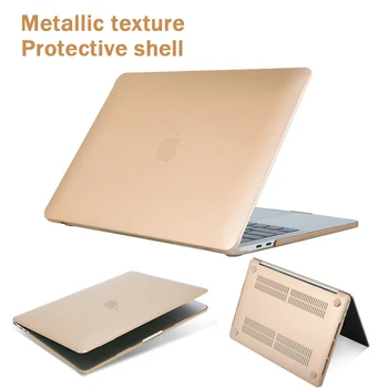 Матовый чехол для ноутбука с металлической текстурой Для Macbook Air 13 M1 Case 2022 M2 Chip Air M2 Shell 2021 Pro 14 Чехол Для Macbook Pro 13