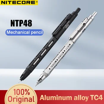 Механический карандаш из титанового сплава Nitecore NTP48 0,5 мм, автоматические карандаши, канцелярские принадлежности для рисования, Тактическая ручка для самообороны