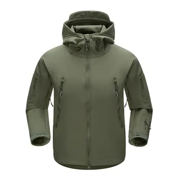 Мужская армейская камуфляжная куртка и пальто, военная тактическая куртка, зимние водонепроницаемые куртки из мягкой ткани, ветровка, одежда для охоты