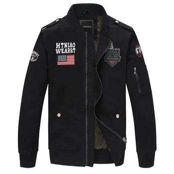 Мужская куртка В стиле Милитари Времен Второй мировой войны, Школьная Куртка ВВС, Командная Высококачественная Походная куртка Для Активного Отдыха, Очень Большая 6XL