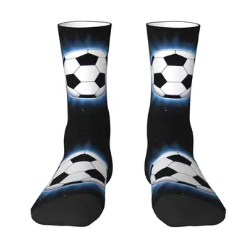 Мужские носки с футбольным мячом, унисекс, крутые носки с футбольным рисунком, весна-лето, осень-зима, платье-носки