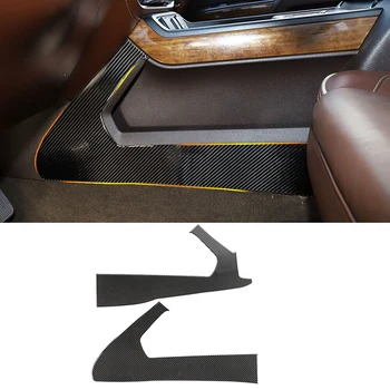 Накладка боковой панели переключения передач для Chevrolet Silverado GMC Sierra 2014-2018 Комплект аксессуаров из мягкого углеродного волокна