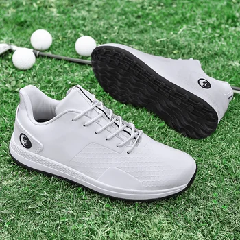 Новая одежда для гольфа для мужчин и женщин, роскошные кроссовки для гольфа, удобные кроссовки для прогулок, противоскользящая спортивная обувь