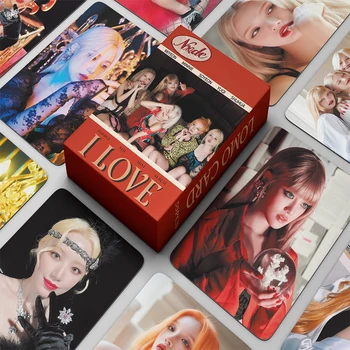 Новые фотокарточки GIDLE, карточки Lomo (G), фотокарточки поклонников K-pop, фотокарточки Kpop