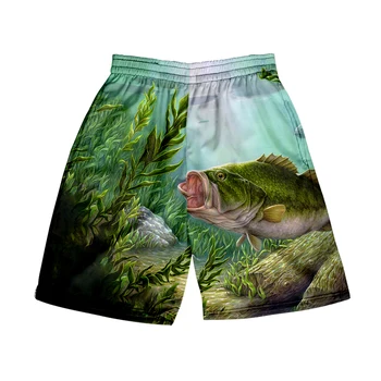 Пляжные шорты Мужская и женская одежда с цифровой 3D печатью повседневные шорты Модный тренд пара брюк 17