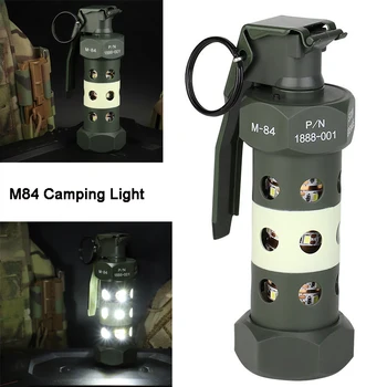 Портативный походный фонарь для наружной палатки, подвесная винтажная лампа M84, тактическое военное аварийное освещение, походная лампа на батарейках