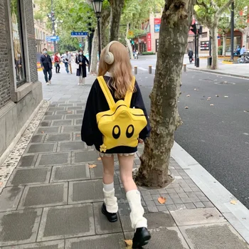 Рюкзак Big Eyes Star, Корейская Пикантная девушка Y2K, милая модная сумка, Студенческий школьный рюкзак, Женский Кавайный Водонепроницаемый Детский рюкзак для путешествий