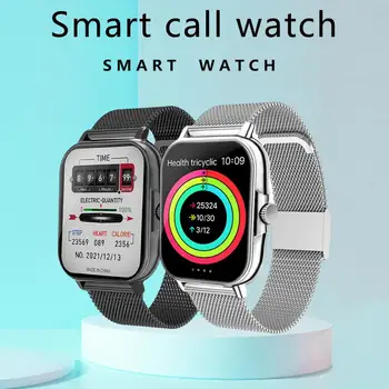 Смарт-часы L21PLUS для мужчин и женщин в подарок Спортивные фитнес-часы с сенсорным экраном, звонки по Bluetooth, цифровые умные часы, наручные часы