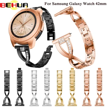 Сменный ремешок для Samsung Galaxy Watch 42 мм смарт-браслеты из нержавеющей стали 20 мм Для Samsung Galaxy Watch Активный Ремешок