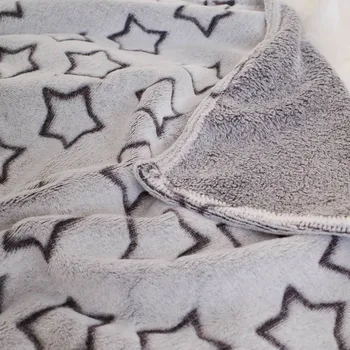 Супер мягкое фланелевое одеяло в виде звезды для дивана в машине Зима осень Теплый детский плед Офисный ворс Постельное белье Домашний декор
