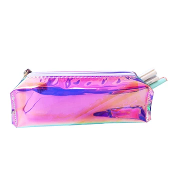 Футляр для ручек в свежем стиле, сумка для канцелярских принадлежностей, сумка для школьных принадлежностей, Красочная Прозрачная сумка для карандашей, Студенческая сумка для анисовых карандашей, кисточки