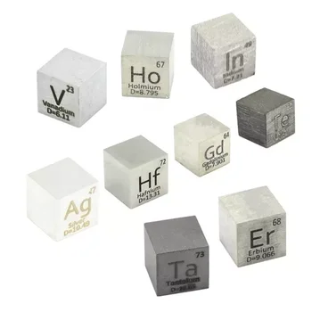 кубики плотности металла 10 мм для ежедневной коллекции таблиц металлов Вольфрам Железо Хром Медь Свинец Никель Титан Mg C W Cu Nb Gd